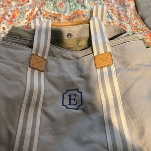 Huge amazing Pottery Barn diaper bag with an E monogram